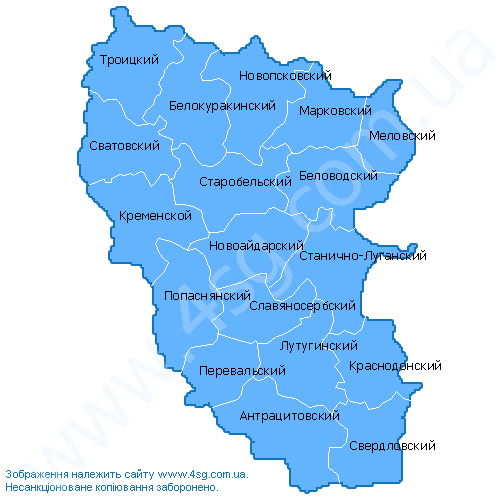 Карта новопсковского района луганской области